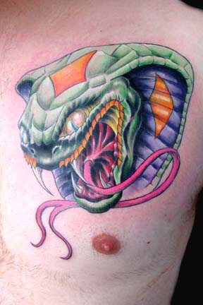 Tattoos - Snake head - 14254